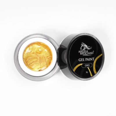 Gel paint dorado, Angela Bresciano.