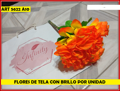 ART 5622 FLOR DE TELA X1
