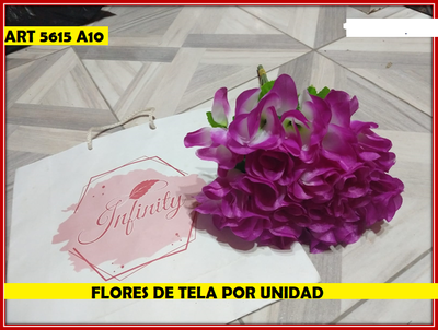 ART 5615 FLORES DE TELA X1