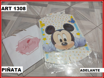 ART 1308 PIÑATA DISNEY BABY REVERSIBLE MINNIE/MICKEY