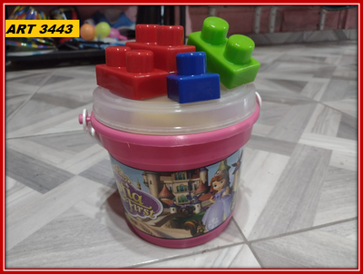 ART 3443 BALDE CON BLOQUES PRINCESA SOFIA