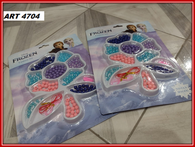ART 4704 SET PARA ARMAR PULCERAS FROZEN