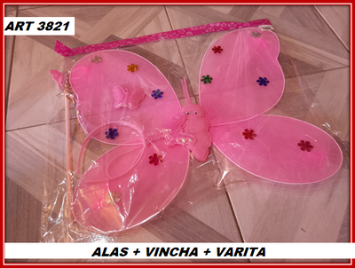 ART 3821 ALAS + VARITA + VINCHA