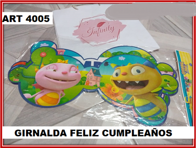 ART 4005 GIRNALDA FELIZ CUMPLE HENRY EL MONSTRUITO