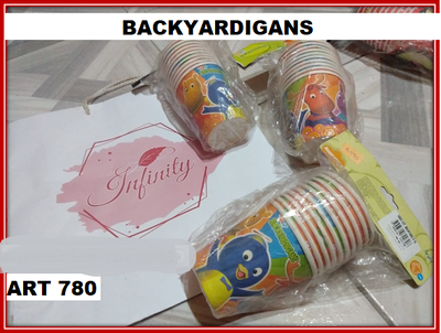 ART 780 VASOS X10 BACKYARDIGANS