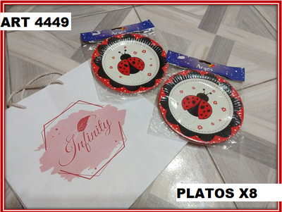 ART 4449 PLATOS X8 VAQUITA SAN ANTONIO