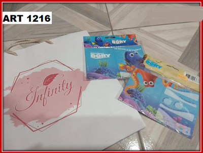 ART 1216 INVITACION LIBRITO X10 BUSCANDO A DORY