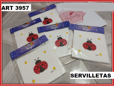 ART 3957 SERVILLETA X12 VAQUITA SAN ANTONIO
