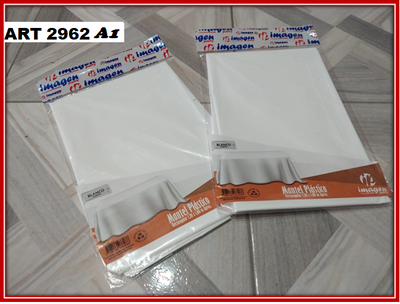 ART 2962 MANTEL PLASTICO BLANCO