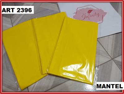 ART 2396 MANTEL PLASTICO AMARILLO