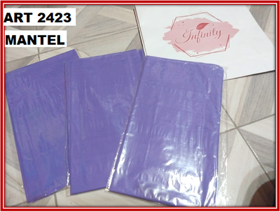 ART 2423 MANTEL PLASTICO LILA