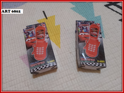 ART 6802 TELEFONO A PILAS EN CAJITA CARS