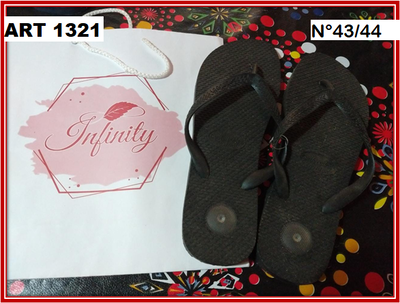 ART 1321 OJOTAS UNISEX LISAS CONFORT N°43/44