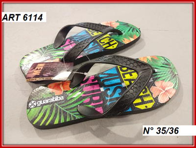 ART 6114 OJOTAS ESTAMPADAS N°35/36