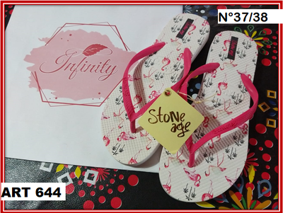 ART 644 OJOTAS ESTAMPADAS STONE AGES N°37/38