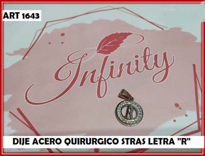 ART 1643 DIJE "R" STRAS