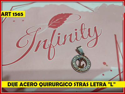 ART 1565 DIJE LETRA "L" STRAS