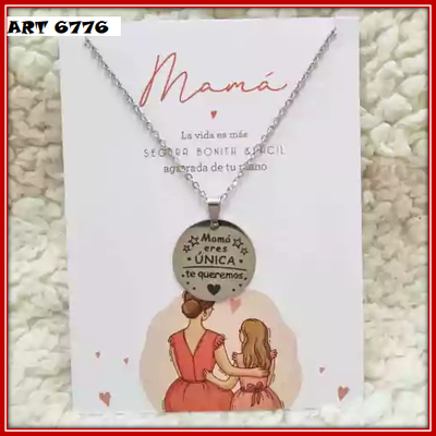 ART 6776 CADENA CON TARJETA MAMA