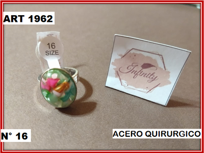 ART 1962 ANILLO CON PIEDRA N°16