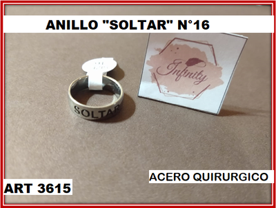 ART 3615 ANILLO "SOLTAR" N°16