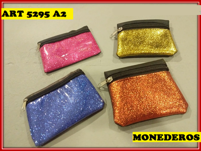 ART 5295 MONEDERO CON BRILLO