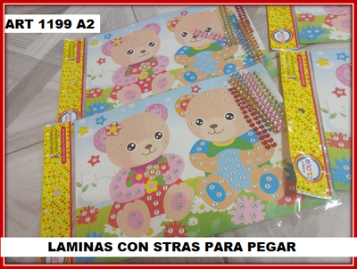 ART 1199 LAMINA CON DIAMANTES