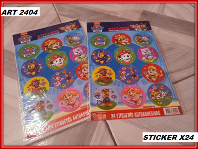 ART 2404 STICKER PAW PATROL X24