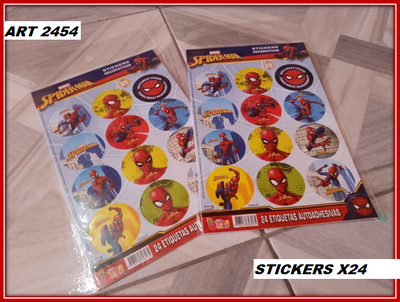 ART 2454 STICKER SPIDERMAN X24