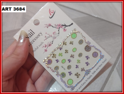 ART 3684 STICKER UÑAS