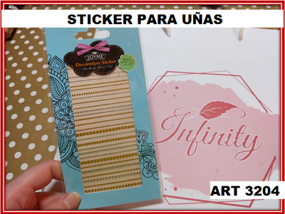 ART 3204 STICKERS UÑAS