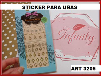 ART 3205 STICKERS UÑAS
