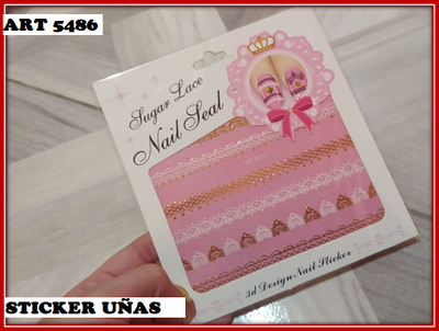 ART 5486 STICKER UÑAS
