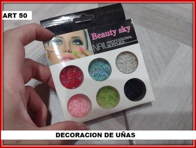 ART 50 DECORACION DE UÑAS FORMITAS X6