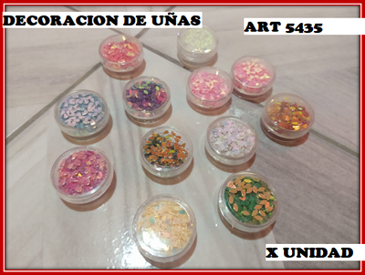 ART 5435 DECORACION DE UÑAS ESCAMAS  X1