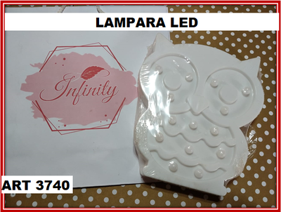 ART 3740 LAMPARA A PILAS BUHO