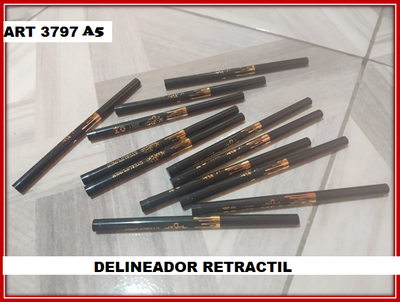 ART 3797 DELINEADOR RETRACTIL NEGRO