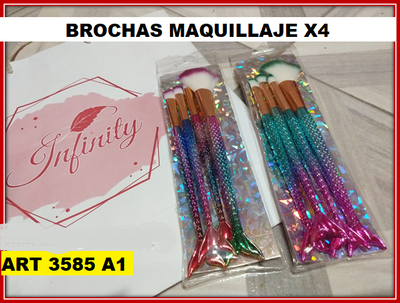 ART 3585 BROCHA SIRENA X4