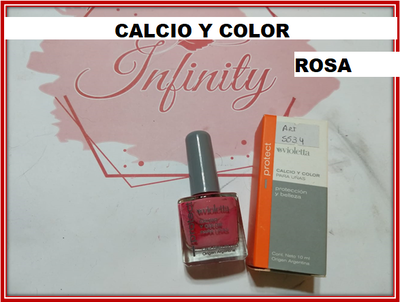A6 ESMALTE CALCIO Y COLOR ROSA PRODUCTO VIOLETA