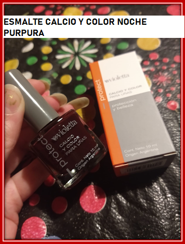 A12 ESMALTE CALCIO Y COLOR NOCHE PURPURA PRODUCTO VIOLETA