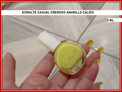 A18 ESMALTE AMARILLO CALIDO PRODUCTO VIOLETA