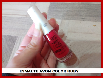 A21 ESMALTE RUBY PRODUCTO AVON