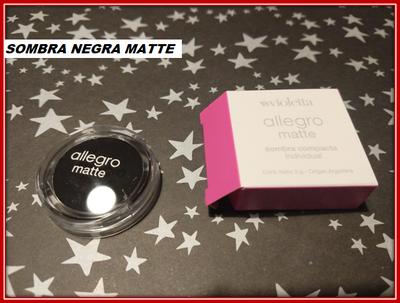 A27 SOMBRA MATTE NEGRA PRODUCTO VIOLETA