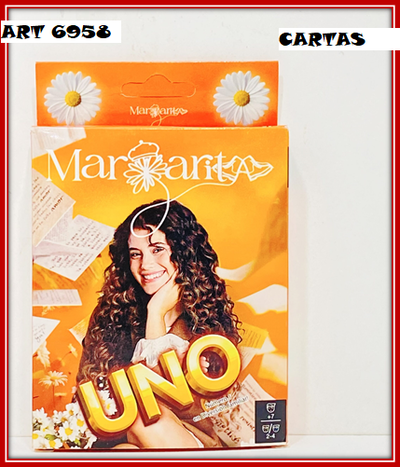 ART 6958 CARTAS UNO MARGARITA