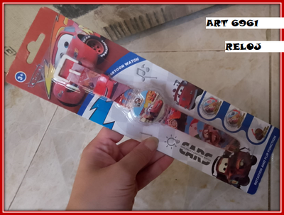 ART 6961 RELOJ CON TAPA CARS