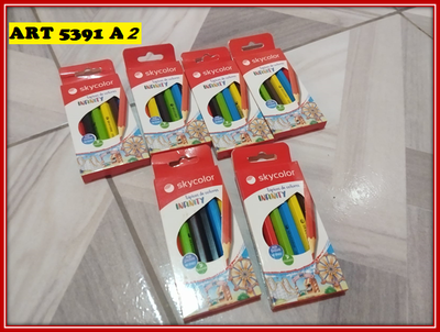 ART 5391 COLORES CORTOS X6 SKYCOLOR