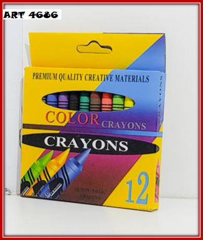 ART 4686 CRAYONES X12 