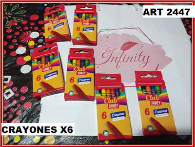 ART 2447 CRAYONES X6
