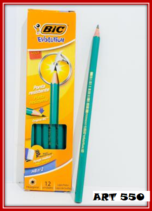 ART 550 LAPIZ NEGRO BIC X1