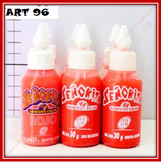 ART 96 PLASTICOLA COLOR ROJA