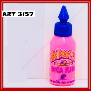 ART 3157 PLASTICOLA FLUO FUXIA